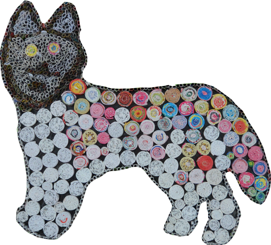 The Upcycled Paper Company - Dog Figure - Recycled Paper