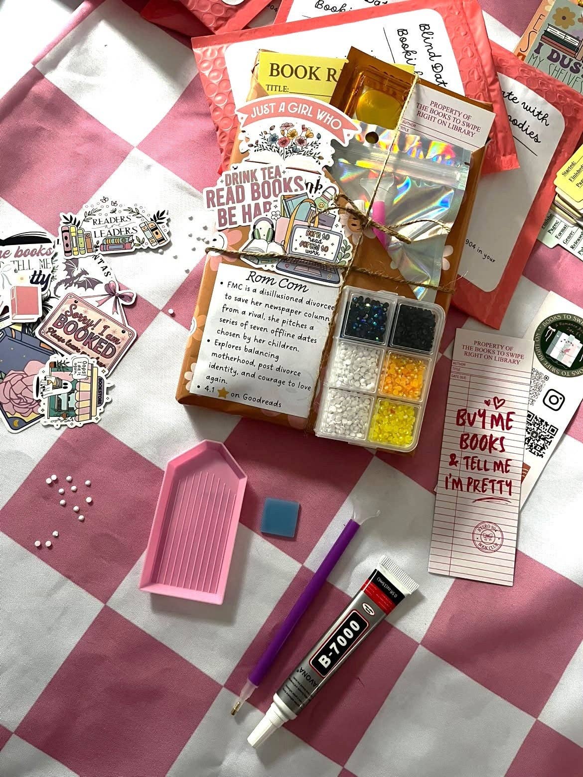Books To Swipe Right On - Blind Bedazzle Date with a Book