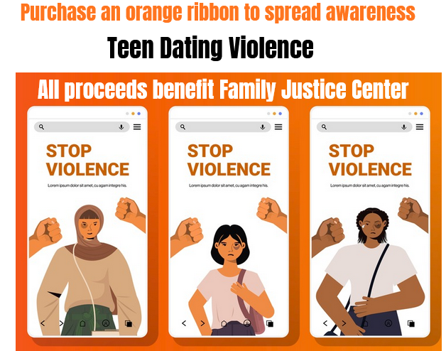 Teen Violence Awareness Ribbons