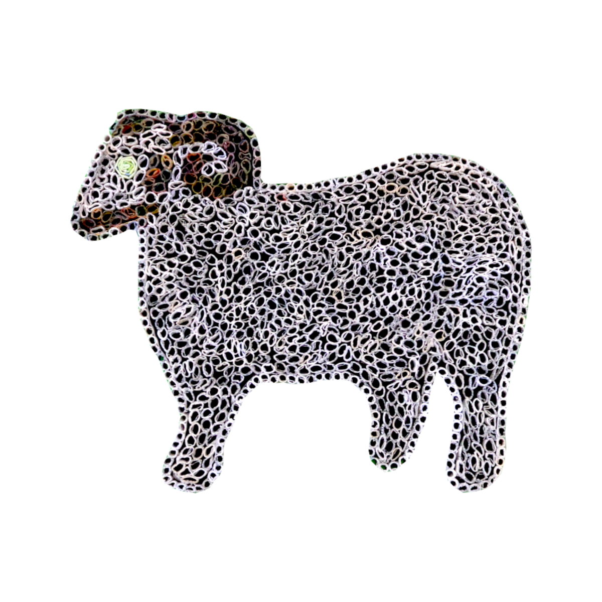 The Upcycled Paper Company - Sheep Mini-Figure - Recycled Paper