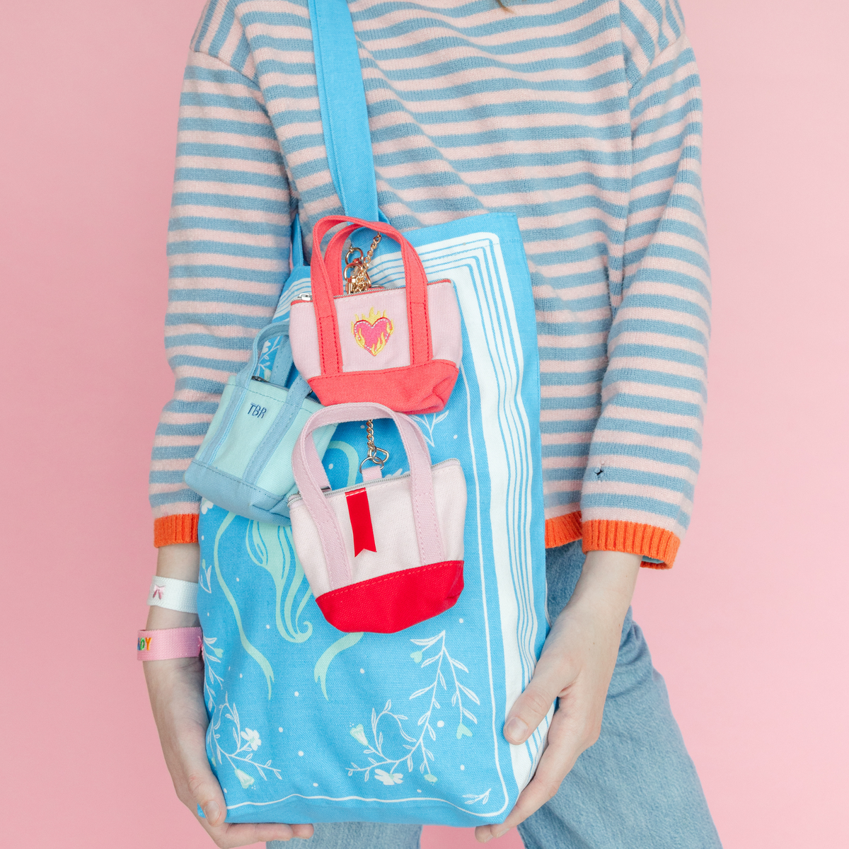 Jollity & Co. + Daydream Society - Smut Tiny Tote Keychain
