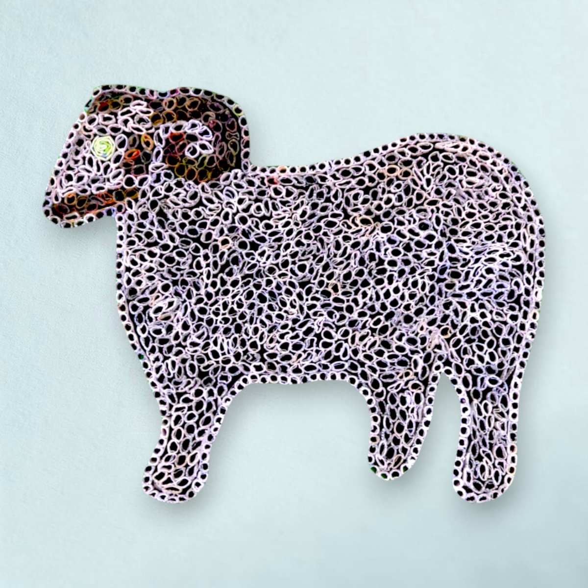 The Upcycled Paper Company - Sheep Mini-Figure - Recycled Paper