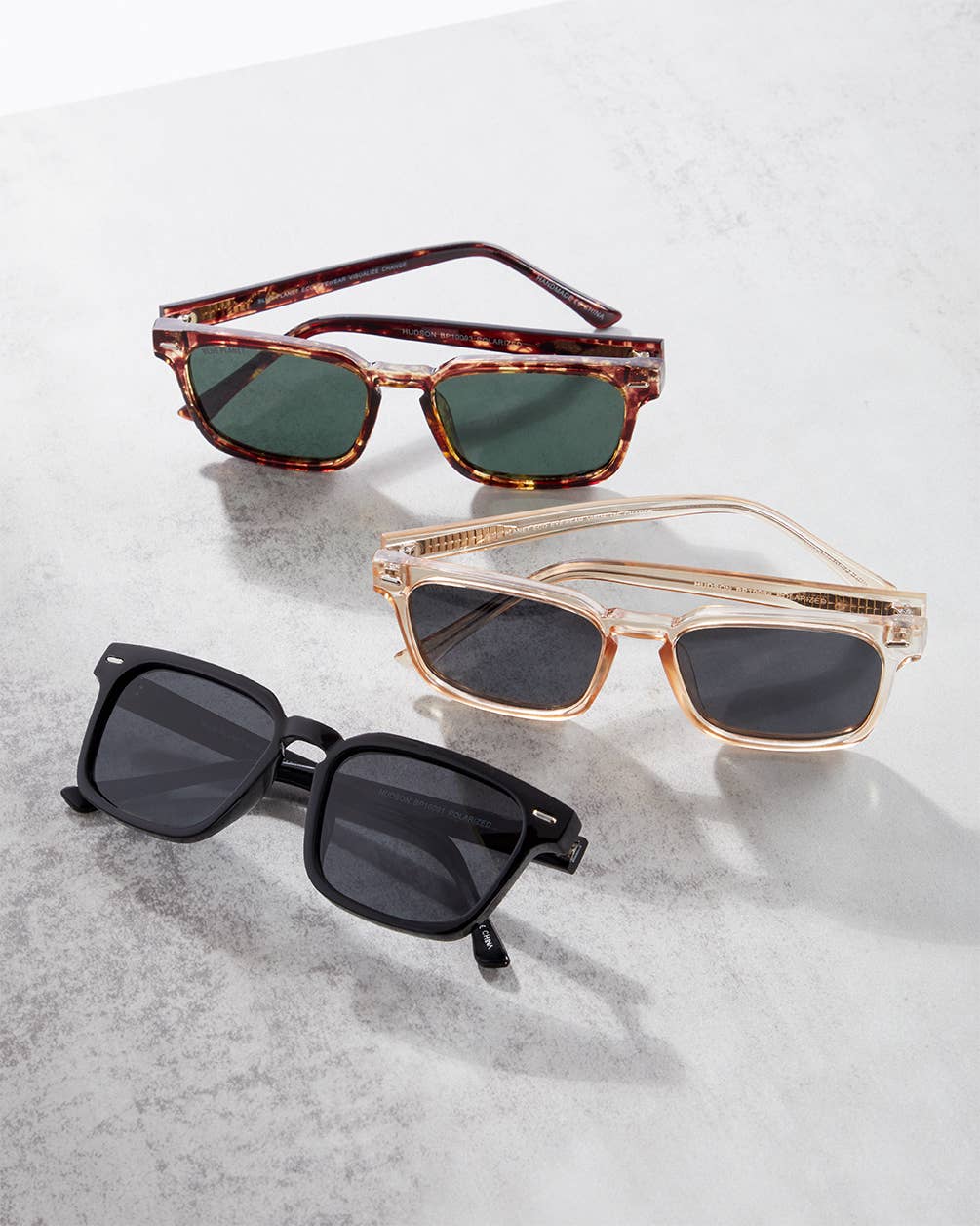 Blue Planet Eco-Eyewear - BP10093 - NEW Hudson Brown Marble / Grey Green Polarized