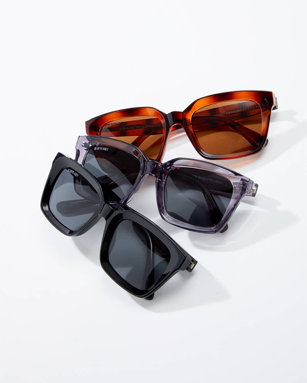 Blue Planet Eco-Eyewear - BP10041 - NEW Lawson Crystal Brown / Brown Polarized