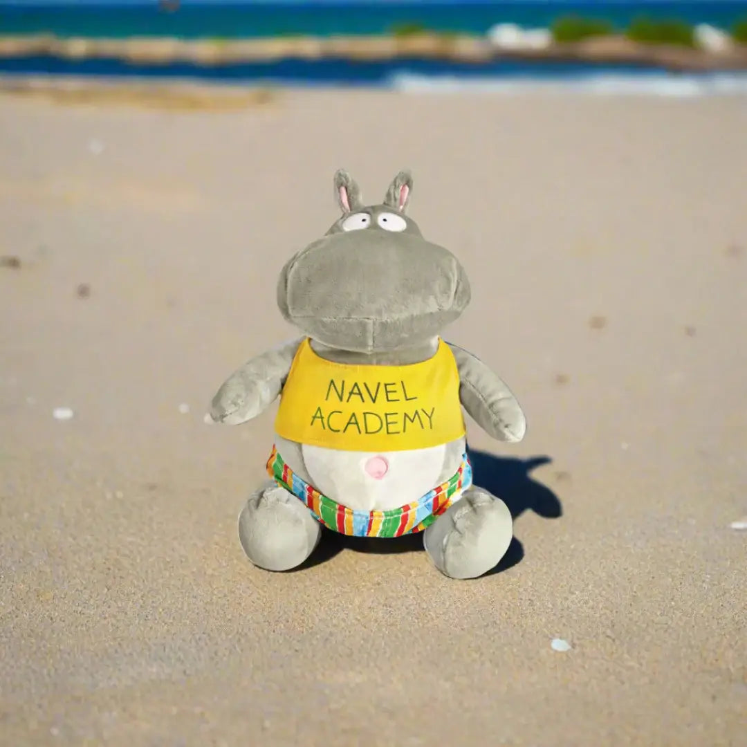 MerryMakers - Belly Button Book! Hippo Plush