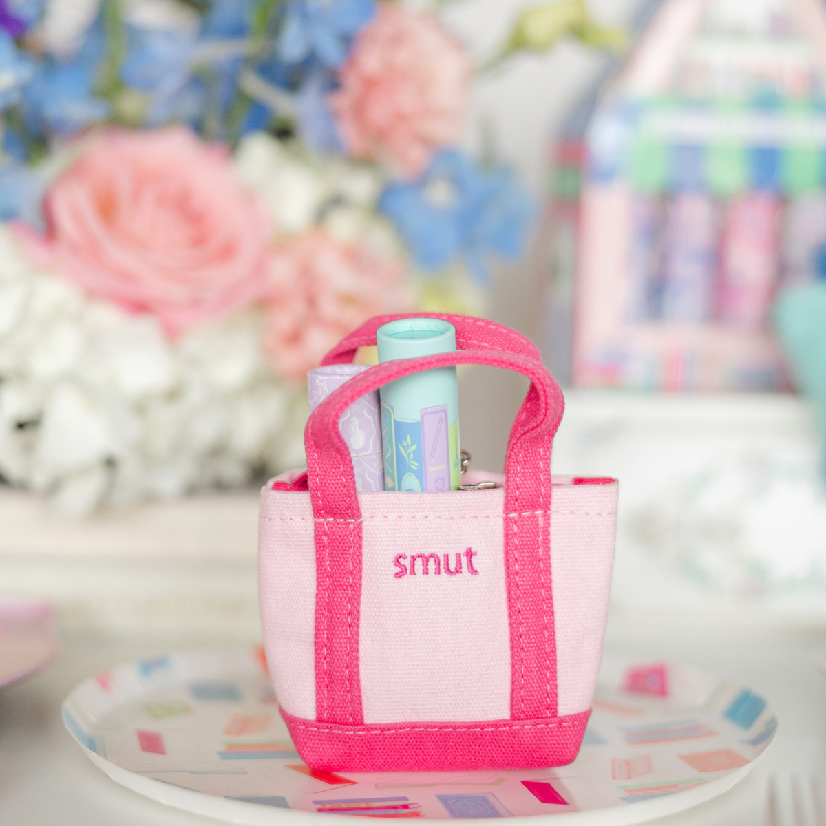 Jollity & Co. + Daydream Society - Smut Tiny Tote Keychain