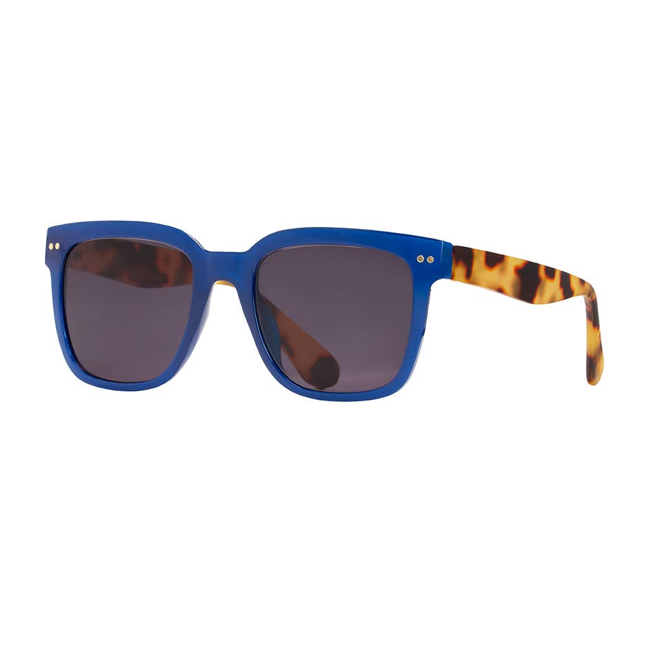 Blue Planet Eco-Eyewear - BP20994 NEW Reece Sun -Blue/Honey Tort -Smoke Tinted Readers
