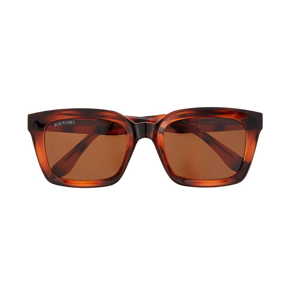 Blue Planet Eco-Eyewear - BP10041 - NEW Lawson Crystal Brown / Brown Polarized