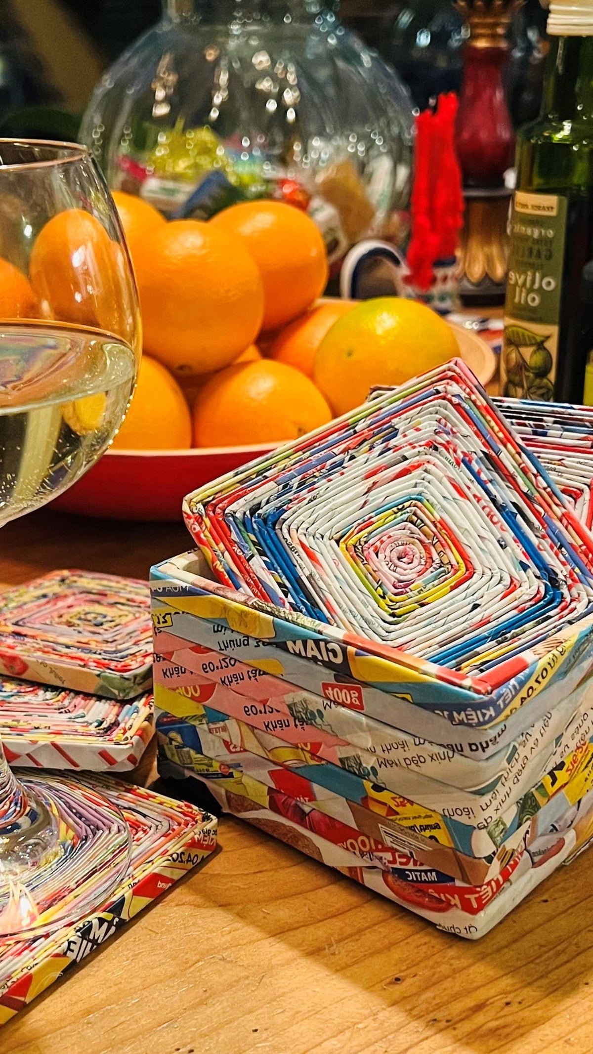 The Upcycled Paper Company - Coasters - Recycled Paper