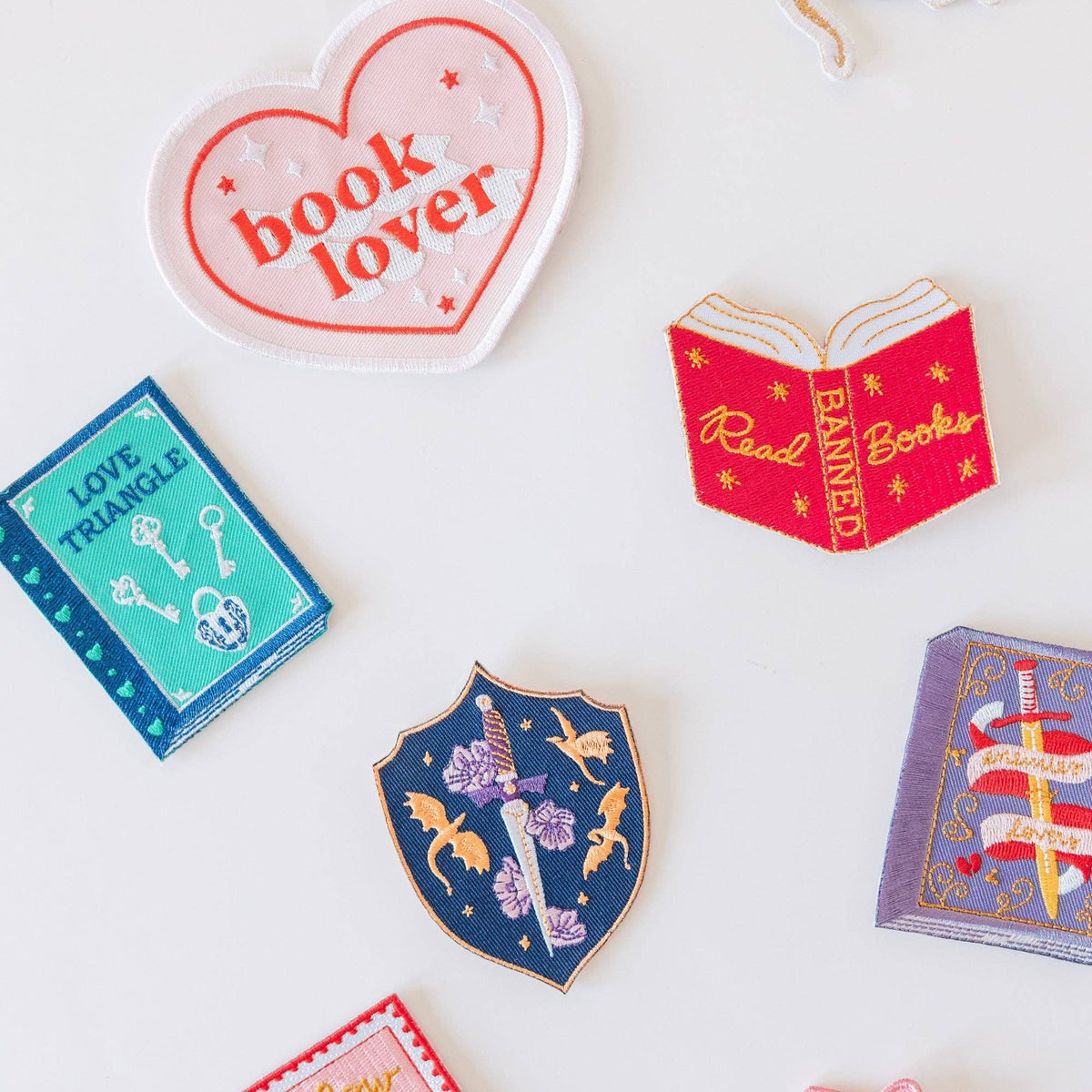 Jollity & Co. + Daydream Society - Book Club Love Triangle Patch