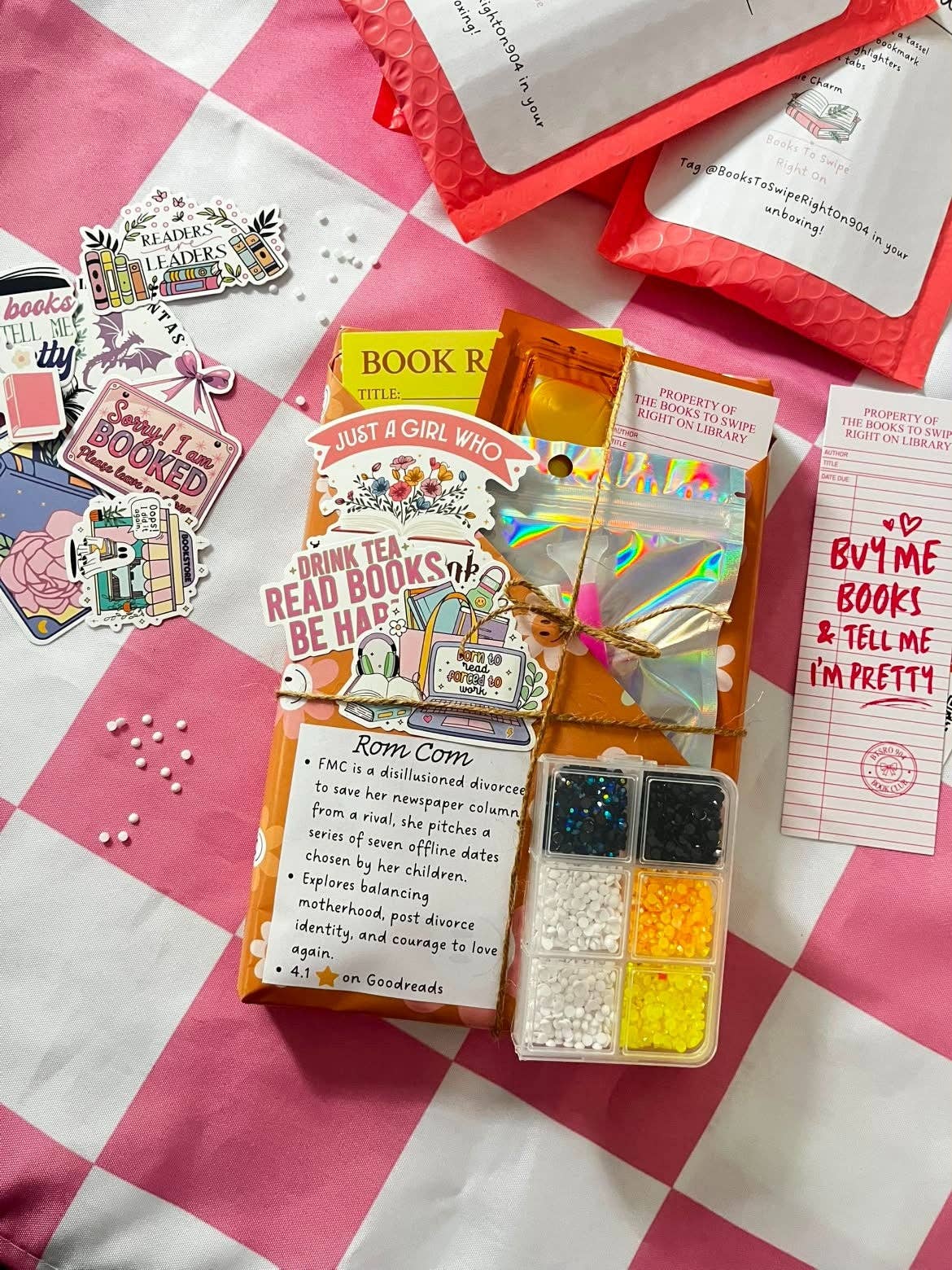 Books To Swipe Right On - Blind Bedazzle Date with a Book