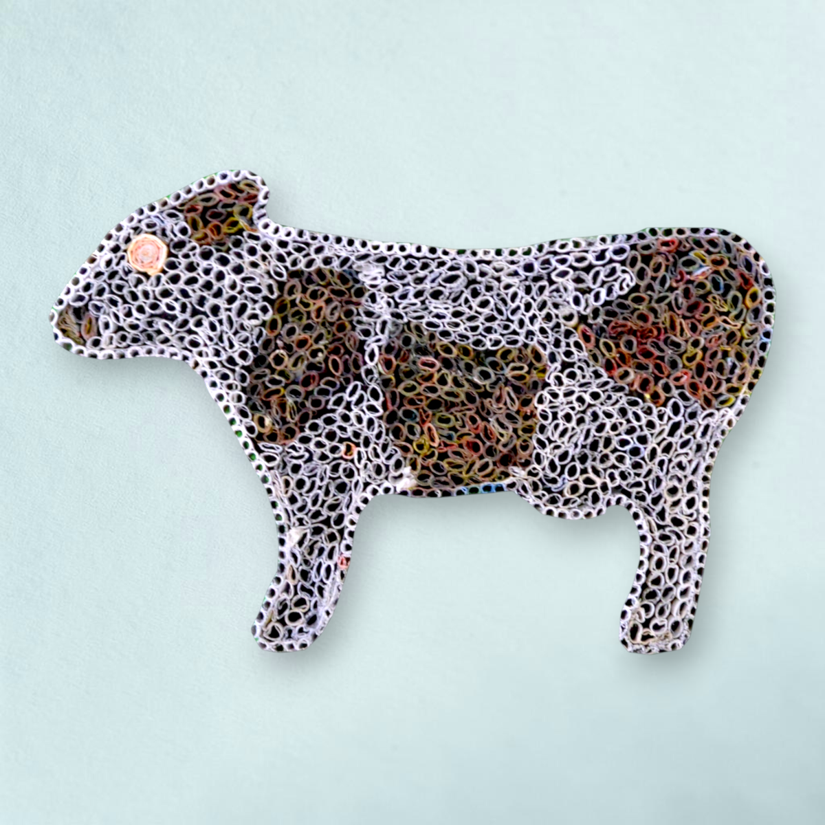 The Upcycled Paper Company - Cow Mini-Figure - Recycled Paper