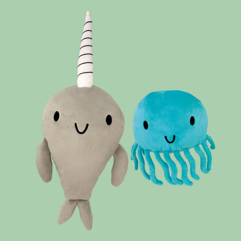 MerryMakers - Narwhal And Jelly Plush Set