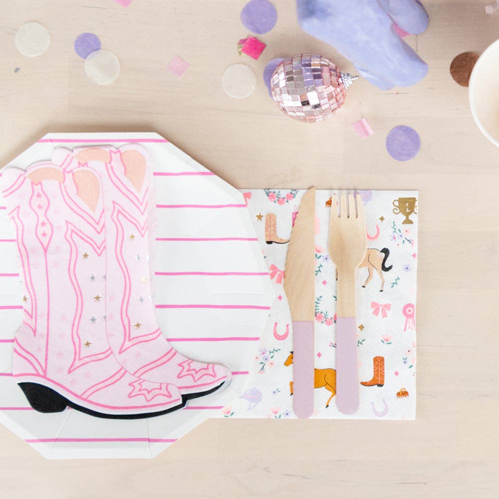 Jollity & Co. + Daydream Society - Pony Tales Large "Boot" Napkins
