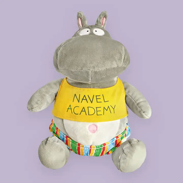 MerryMakers - Belly Button Book! Hippo Plush