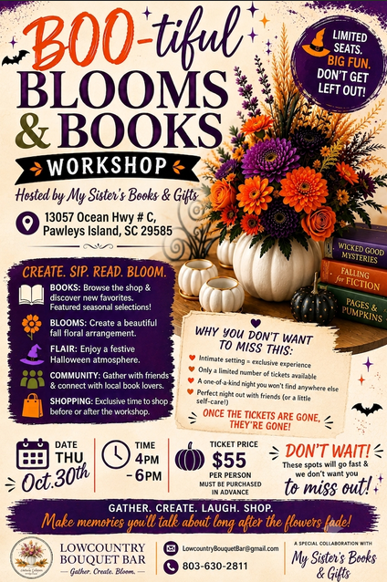 BOO-tiful BLOOMS & BOOKS