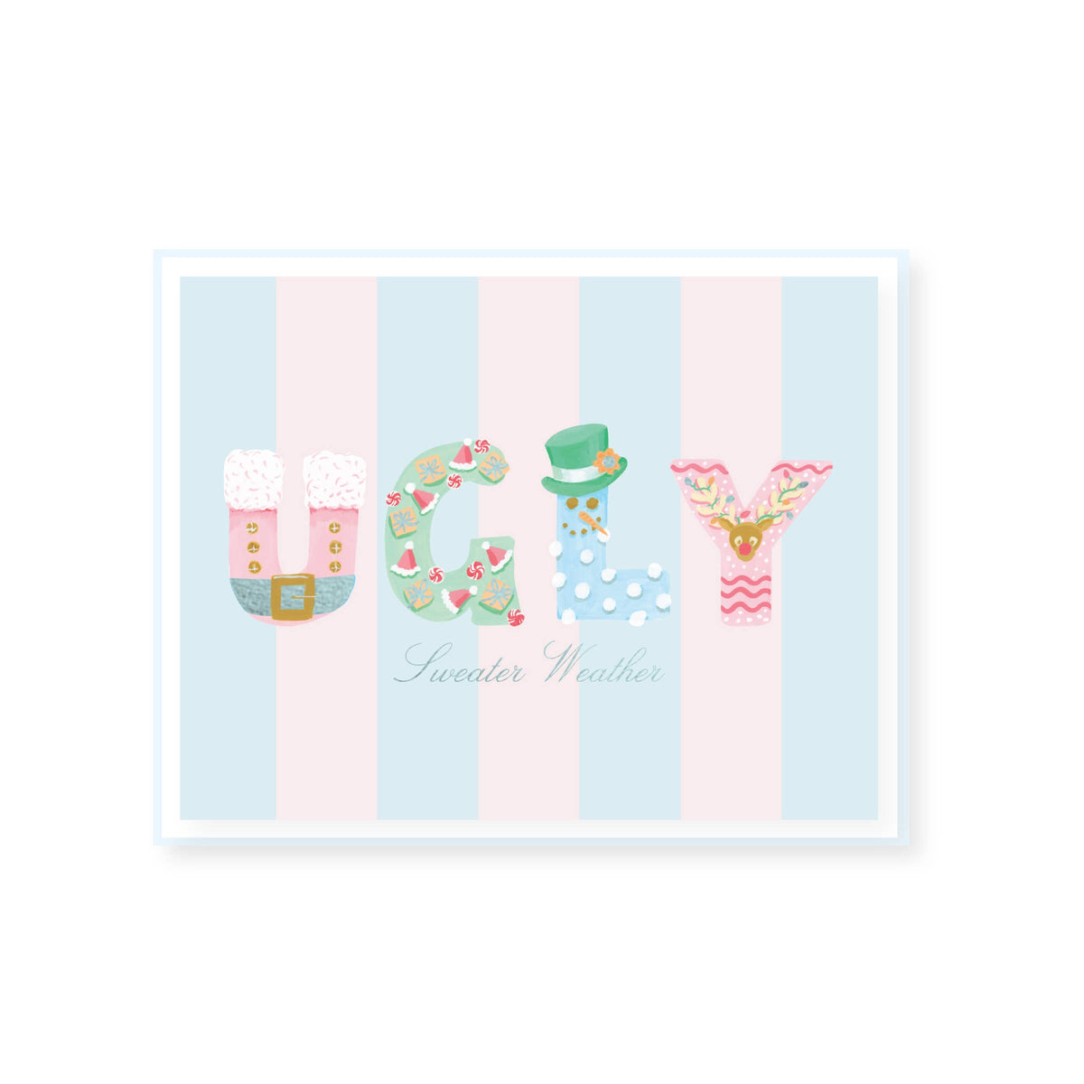 Ugly Sweater Weather Holiday Card