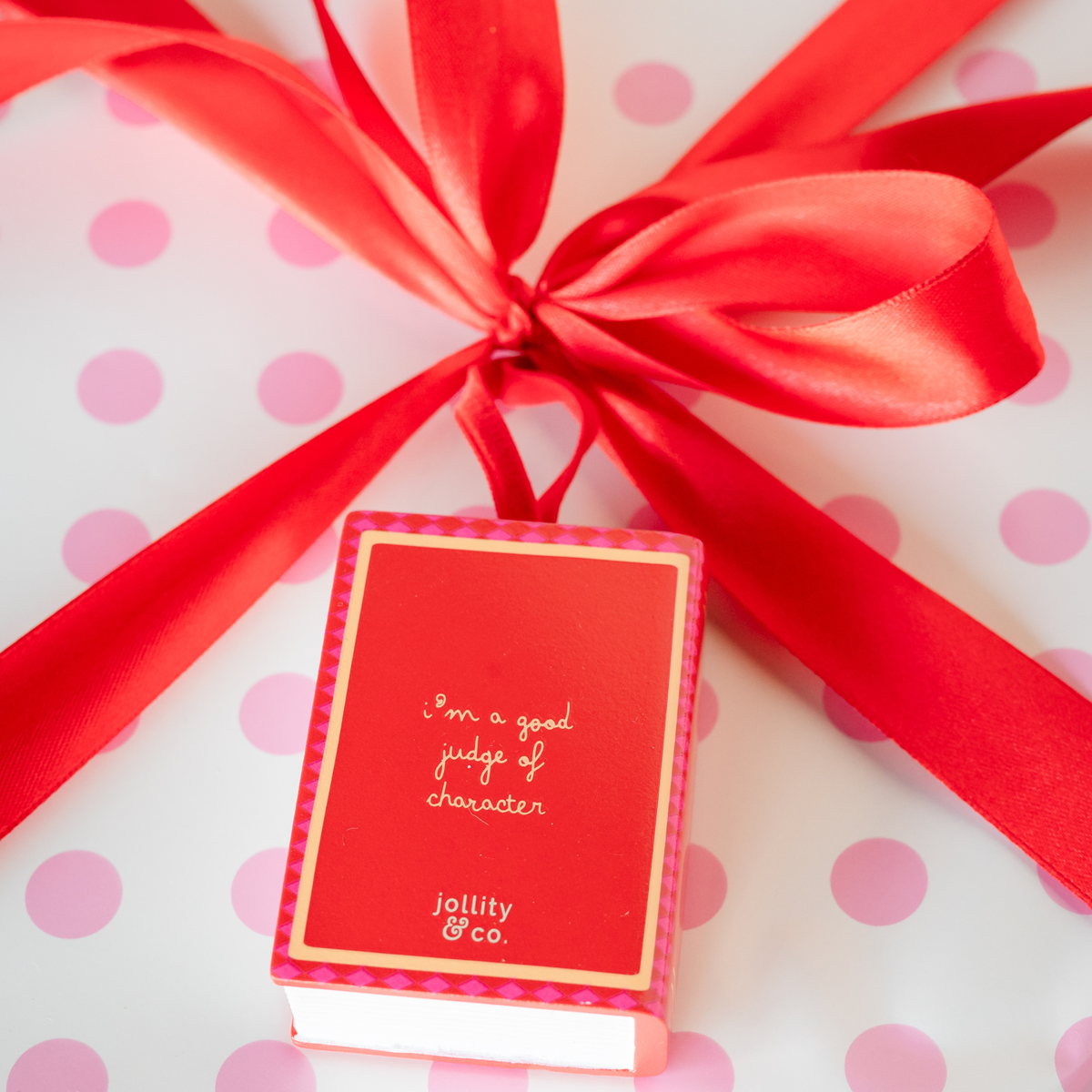 Jollity & Co. + Daydream Society - I Like My Men Fictional Book Christmas Ornament