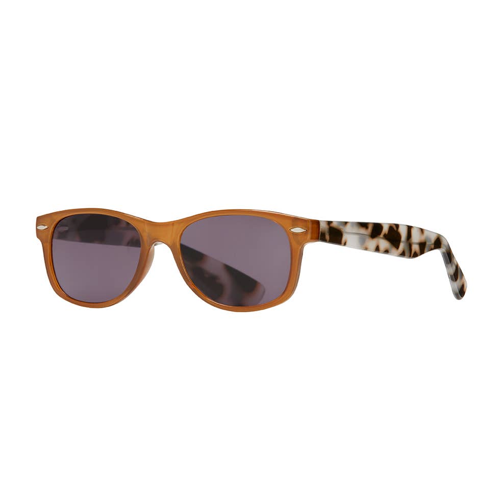 Blue Planet Eco-Eyewear - Avery Sun- Mocha / Ivory Tortoise - Readers & Sun Tinted