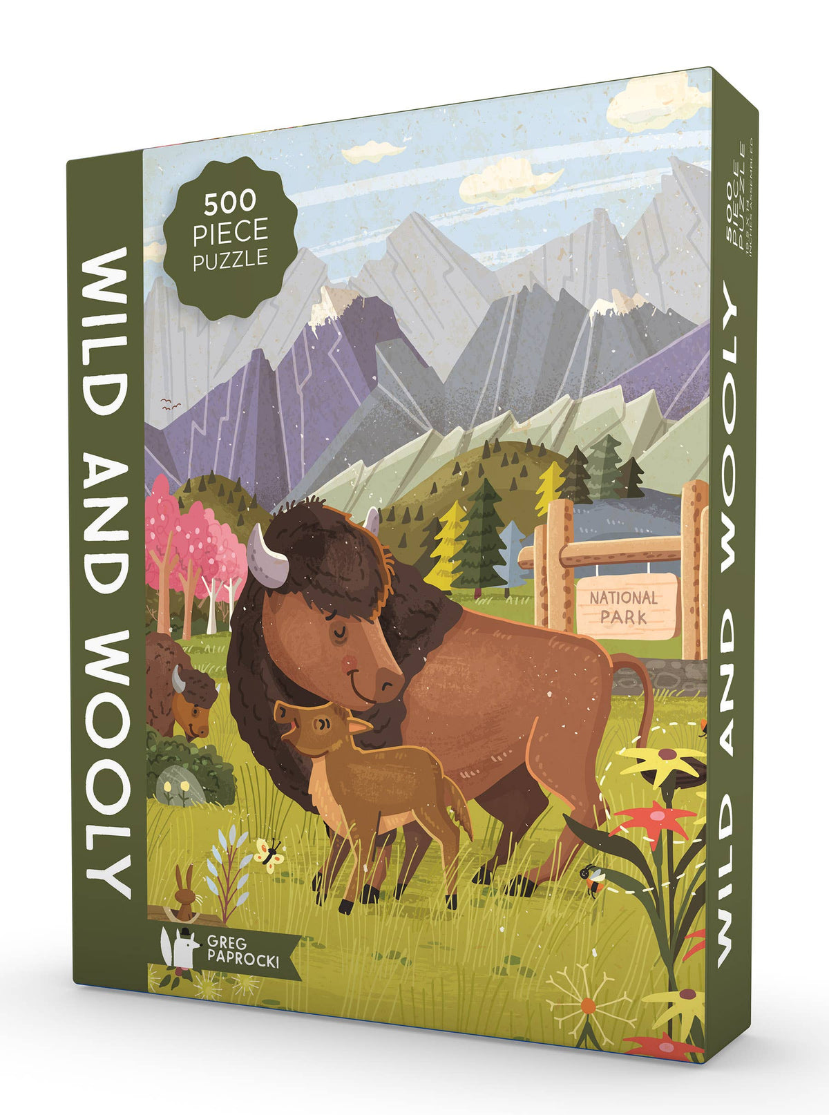 Gibbs Smith - Wild and Wooly Puzzle