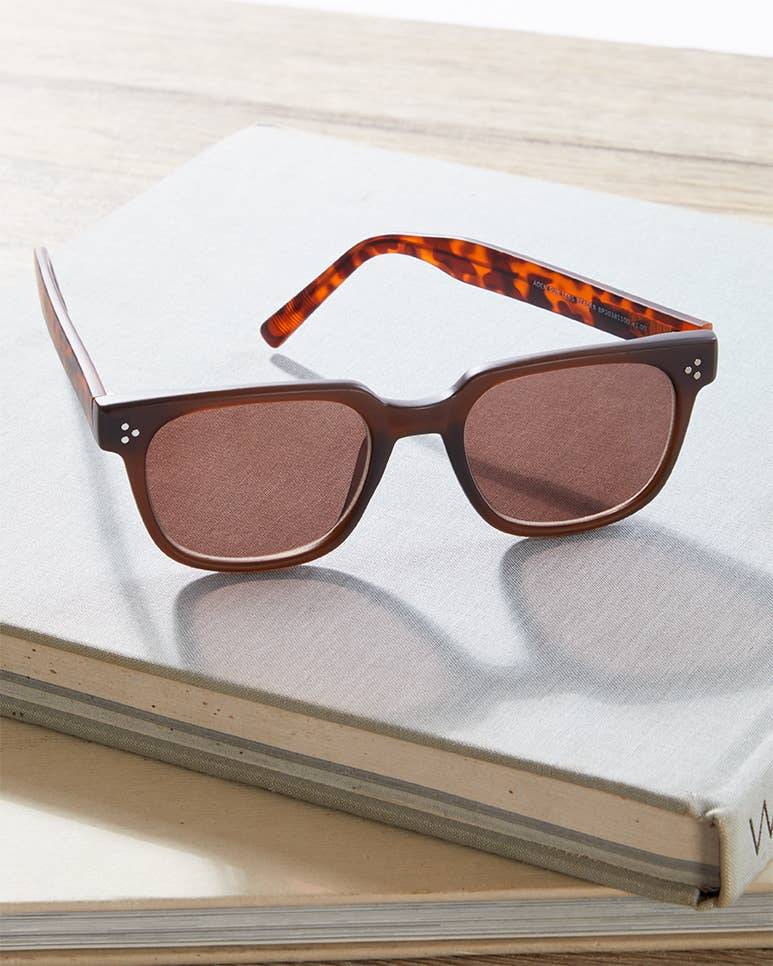 Blue Planet Eco-Eyewear - BP20384 NEW Aden Sun - Brown  / Brown Sun Tinted Readers