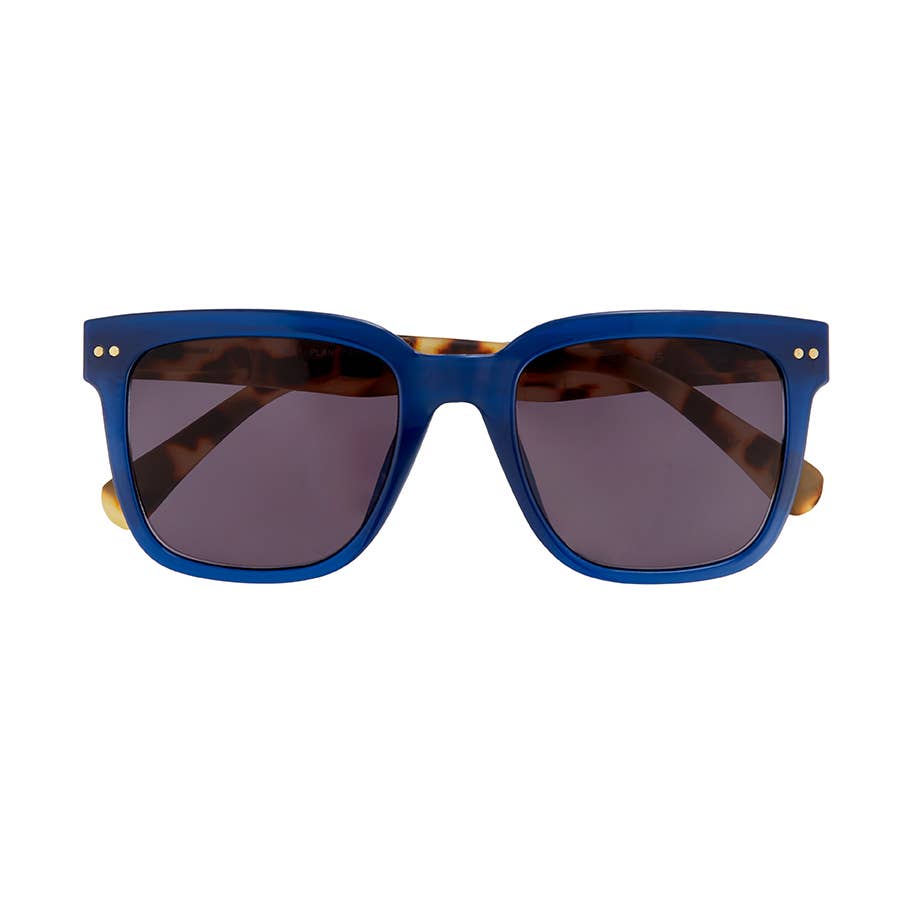 Blue Planet Eco-Eyewear - BP20994 NEW Reece Sun -Blue/Honey Tort -Smoke Tinted Readers