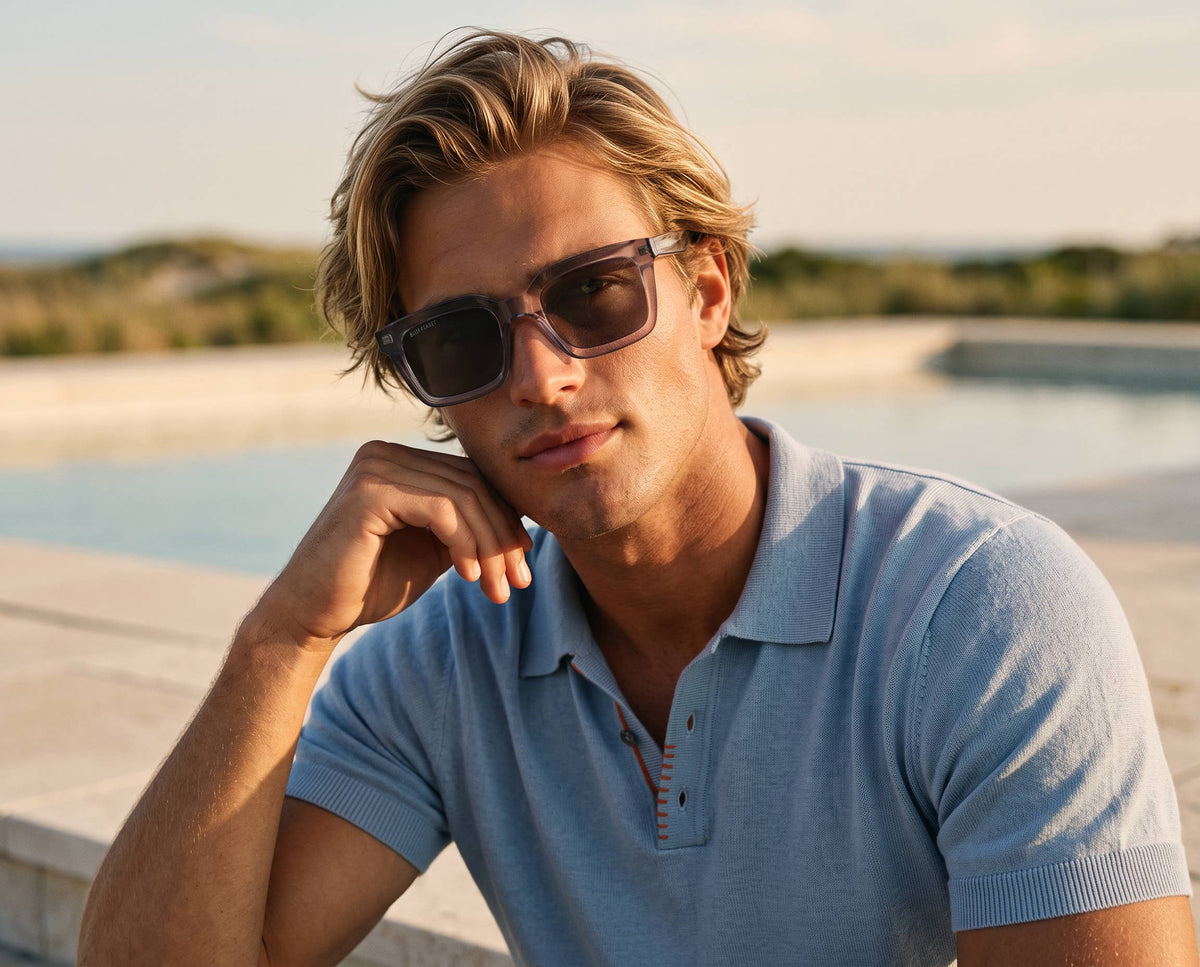 Blue Planet Eco-Eyewear - BP10041 - NEW Lawson Crystal Brown / Brown Polarized