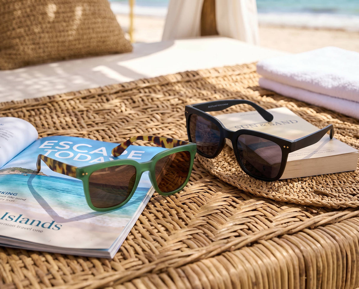 Blue Planet Eco-Eyewear - BP20991 NEW Reece Sun - Onyx - Sun Tinted Readers